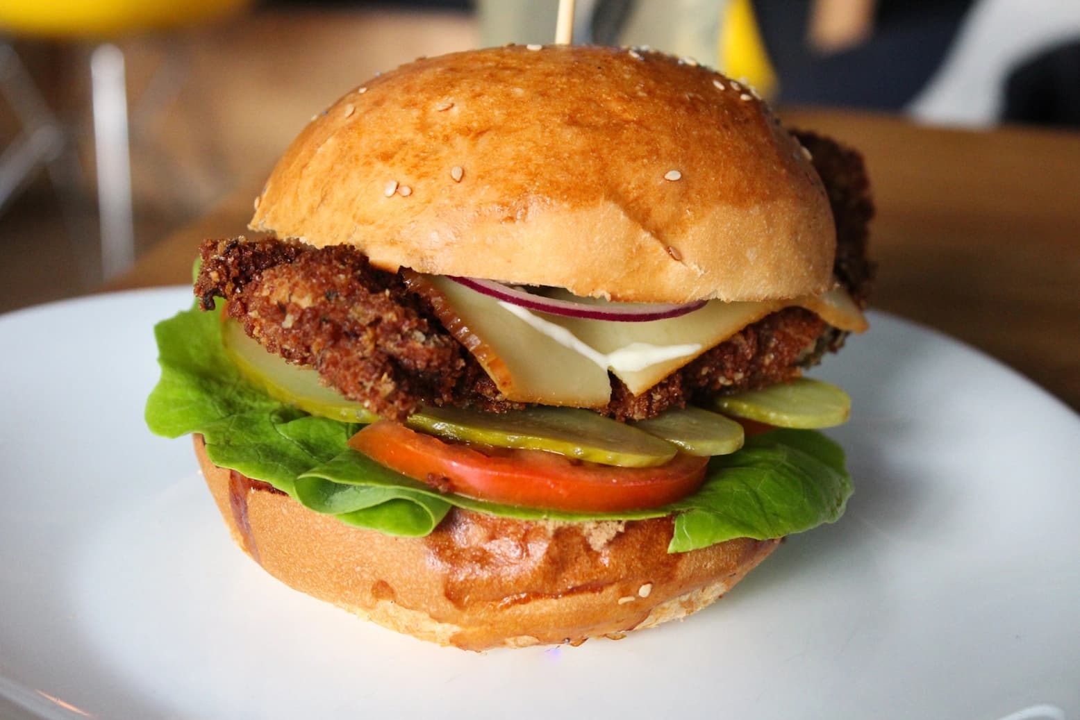 Crispy Chicken Delight Burger