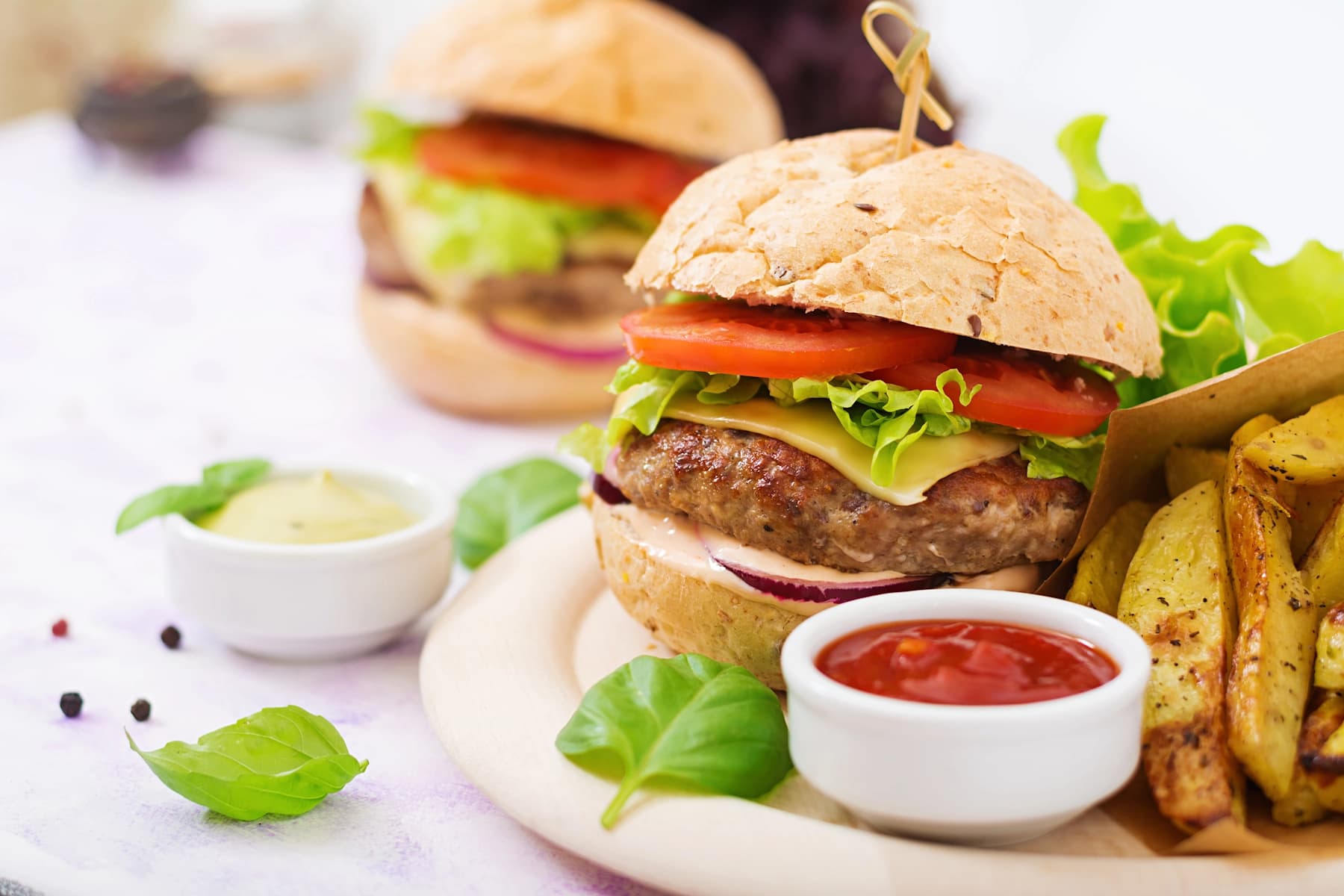 Classic Cheeseburger with Fries